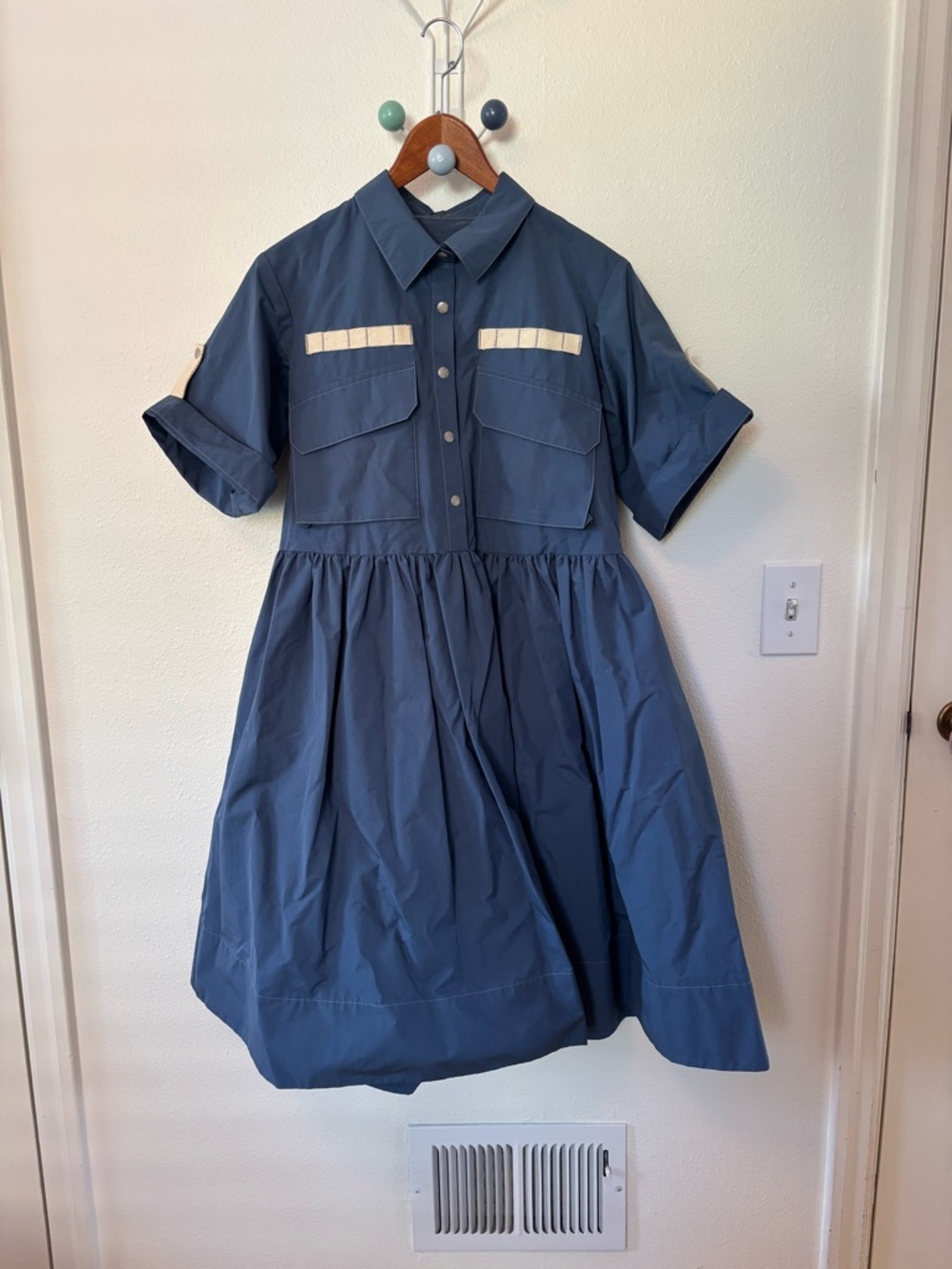 W’Menswear Blue Utility Dress